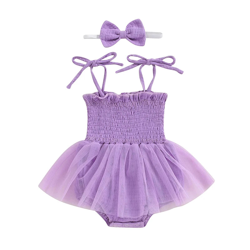 Tut Romper with Headband