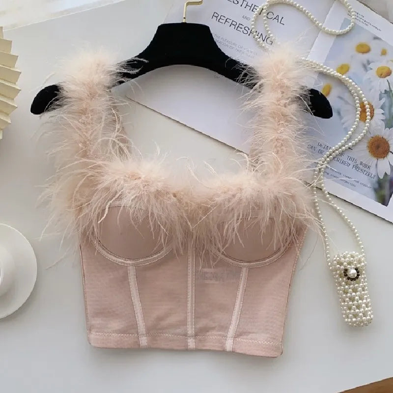 Feathered Bustier