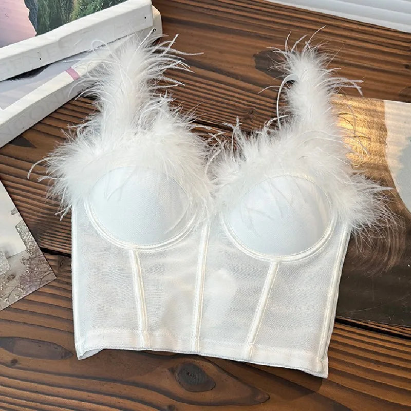 Feathered Bustier