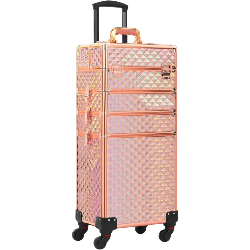 4-in-1 Rolling Cosmetic Case