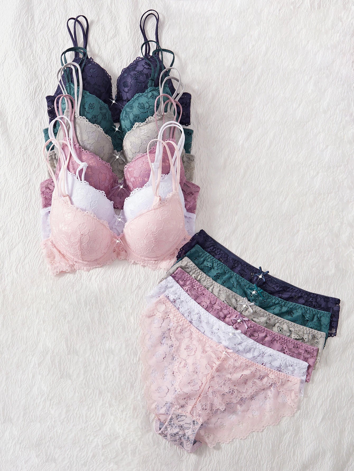 6-Piece Bra and Panties Set