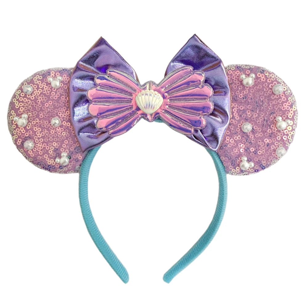 Sequined Character Mouse Ears Headband