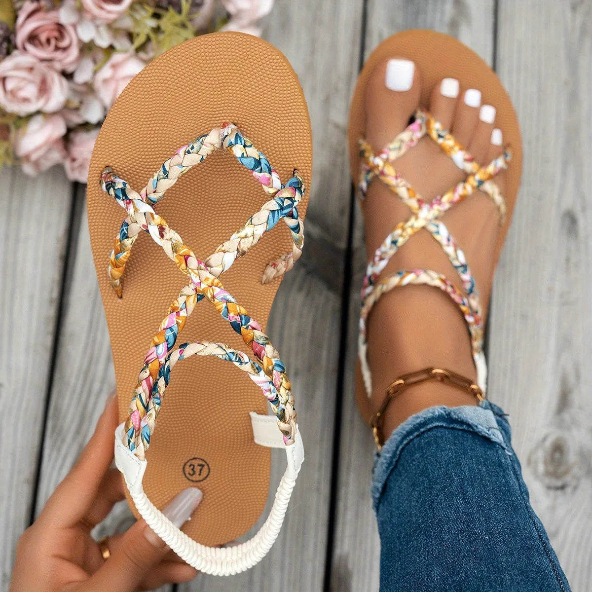 Colorful Strappy Sandal