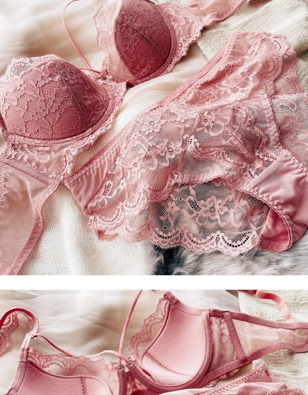 Lace Bra&Panties Set