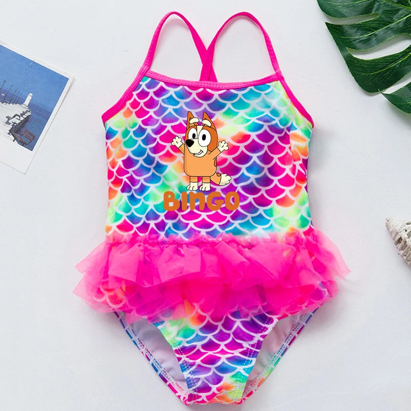 One-Piece Bluey Swimsuit