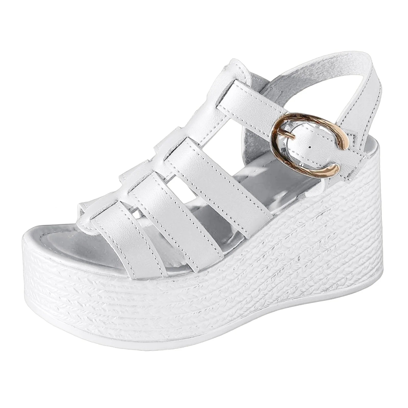 Strappy Wedge Sandals