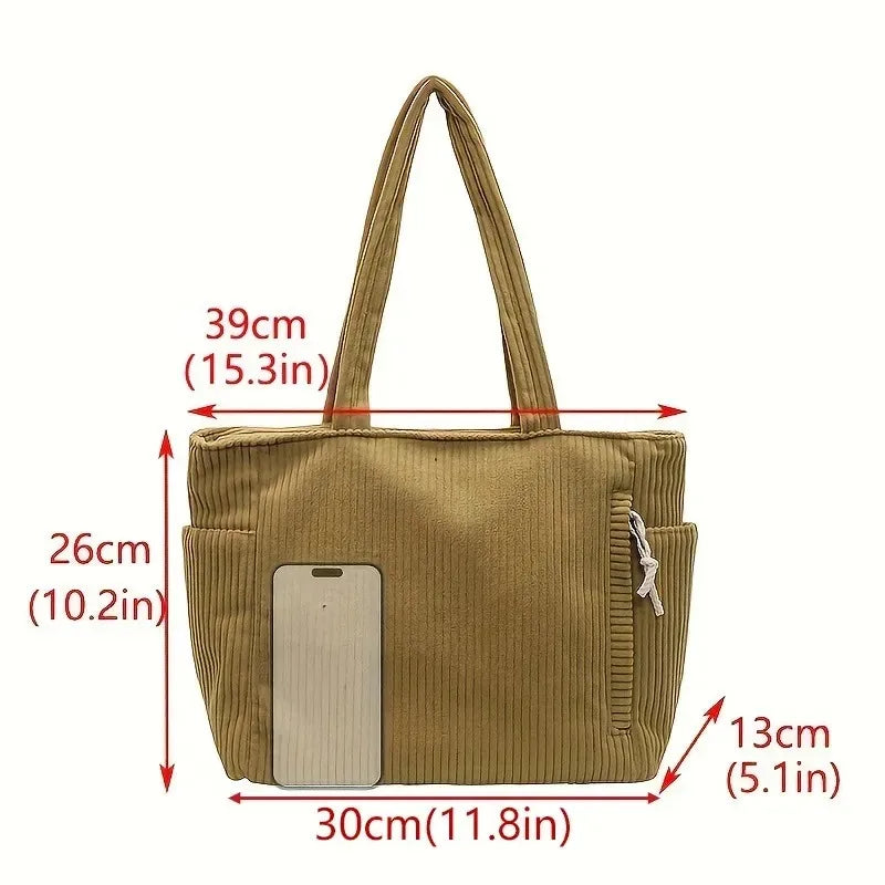 Corduroy Handbag