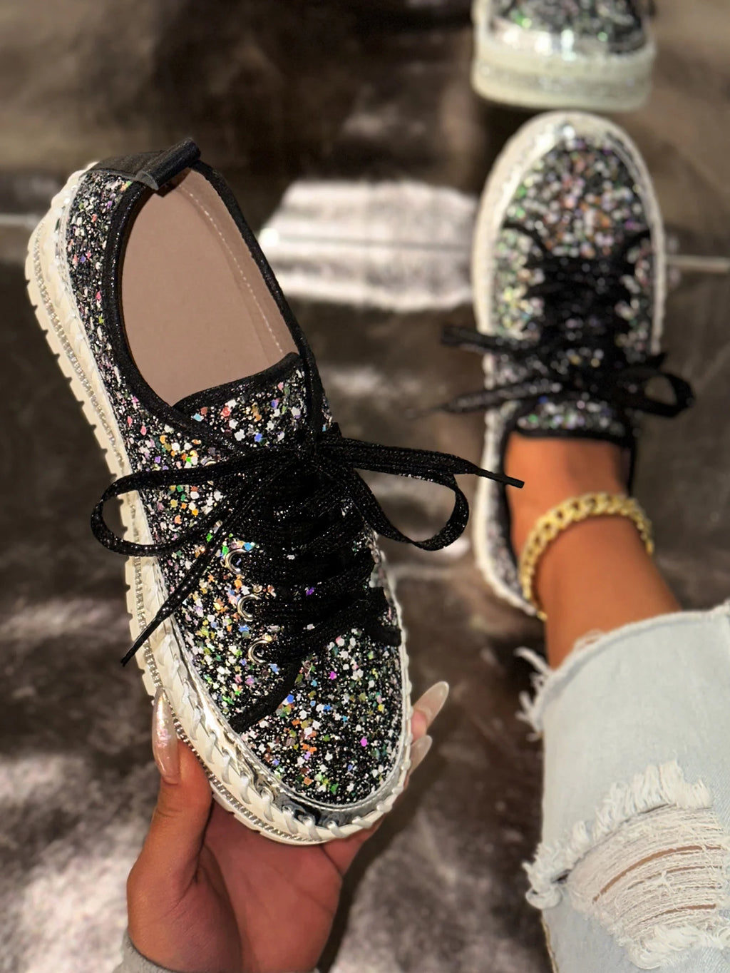 Sparkly Sneakers
