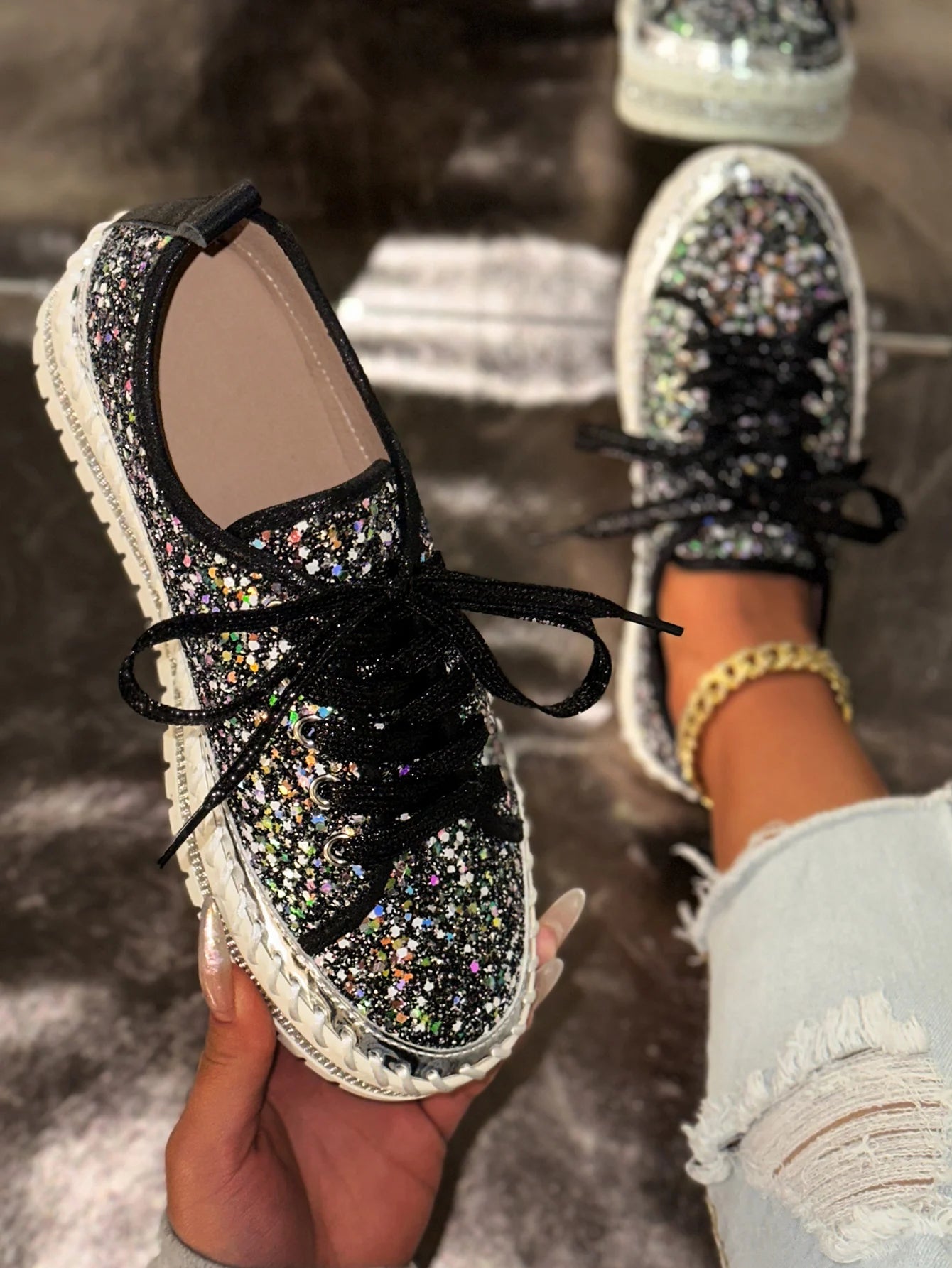 Sparkly Sneakers