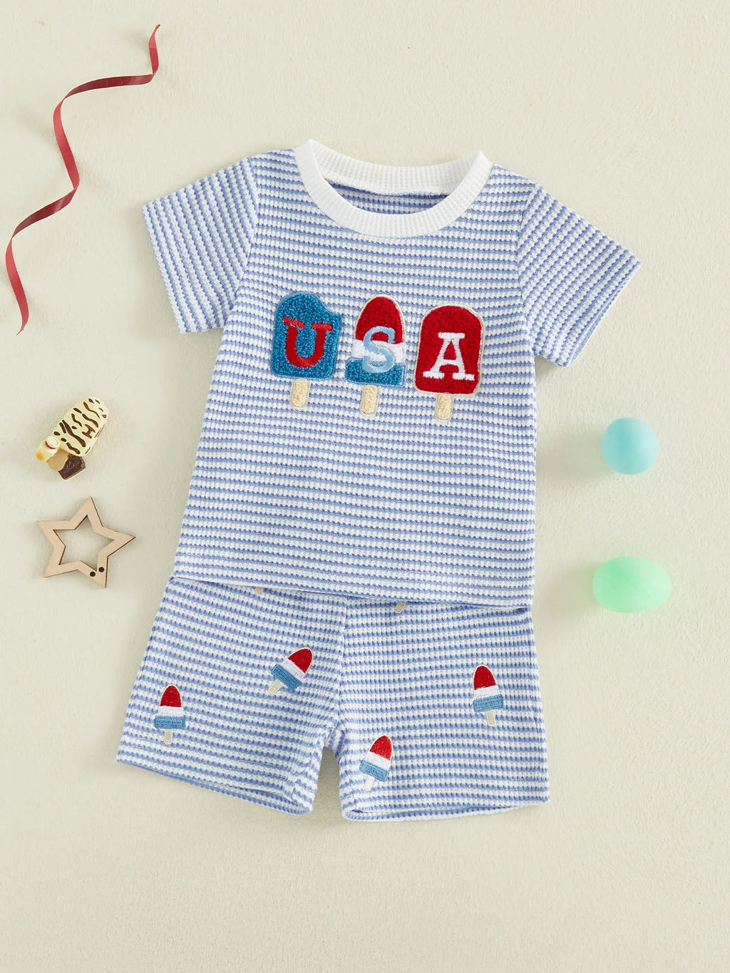 4th of July Popsicles Set