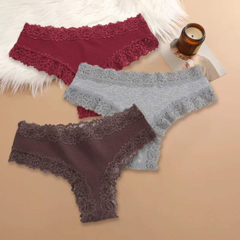 3-Piece Cotton Underwear Set