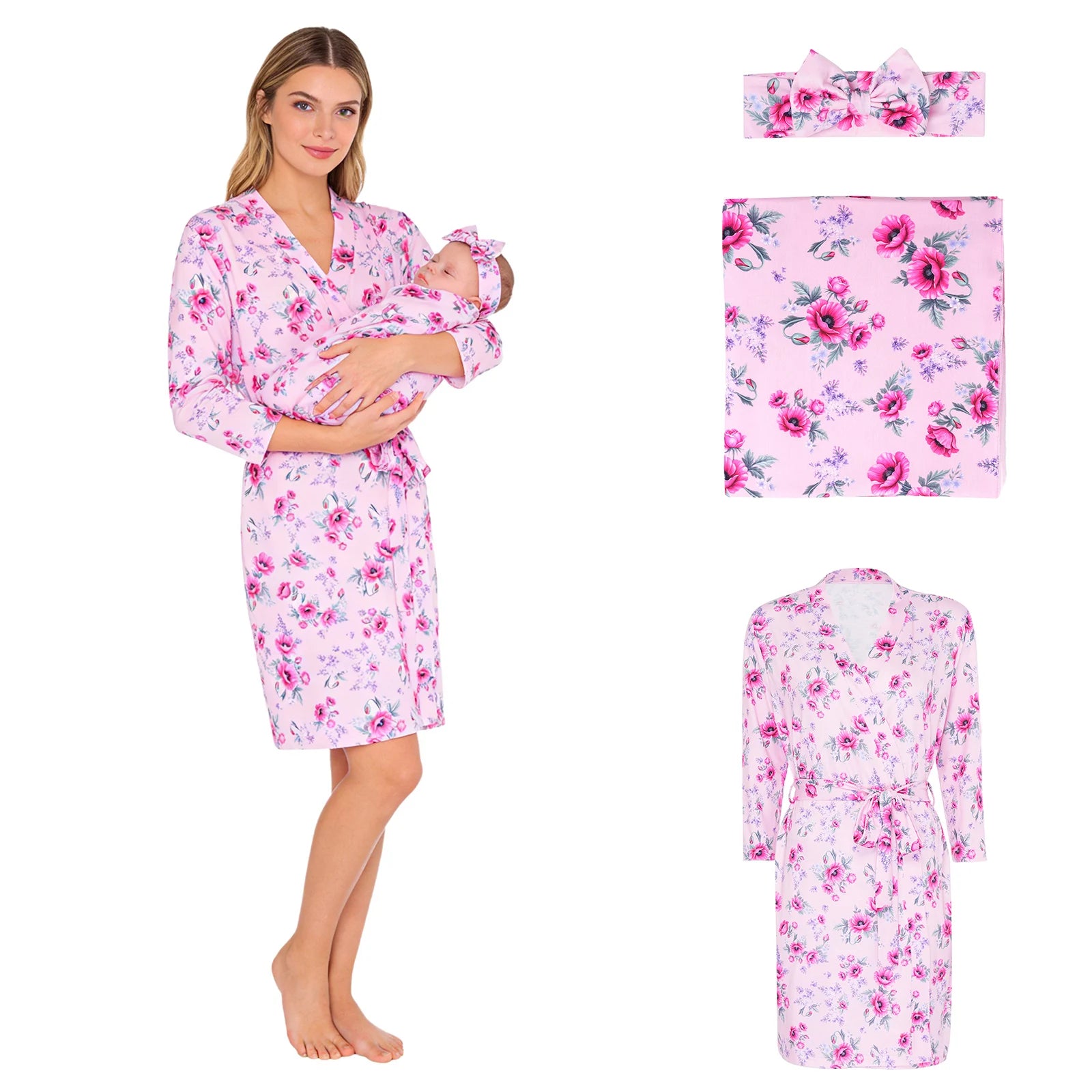 Delivery Robe & Swaddle Set