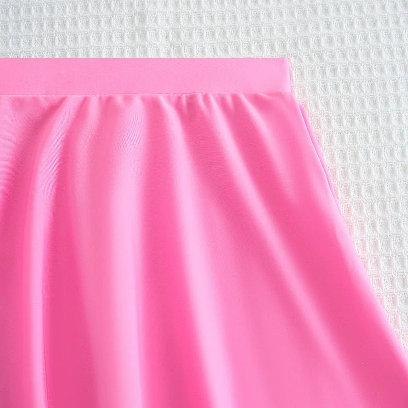 One-Piece Swimsuit with Swim Skirt