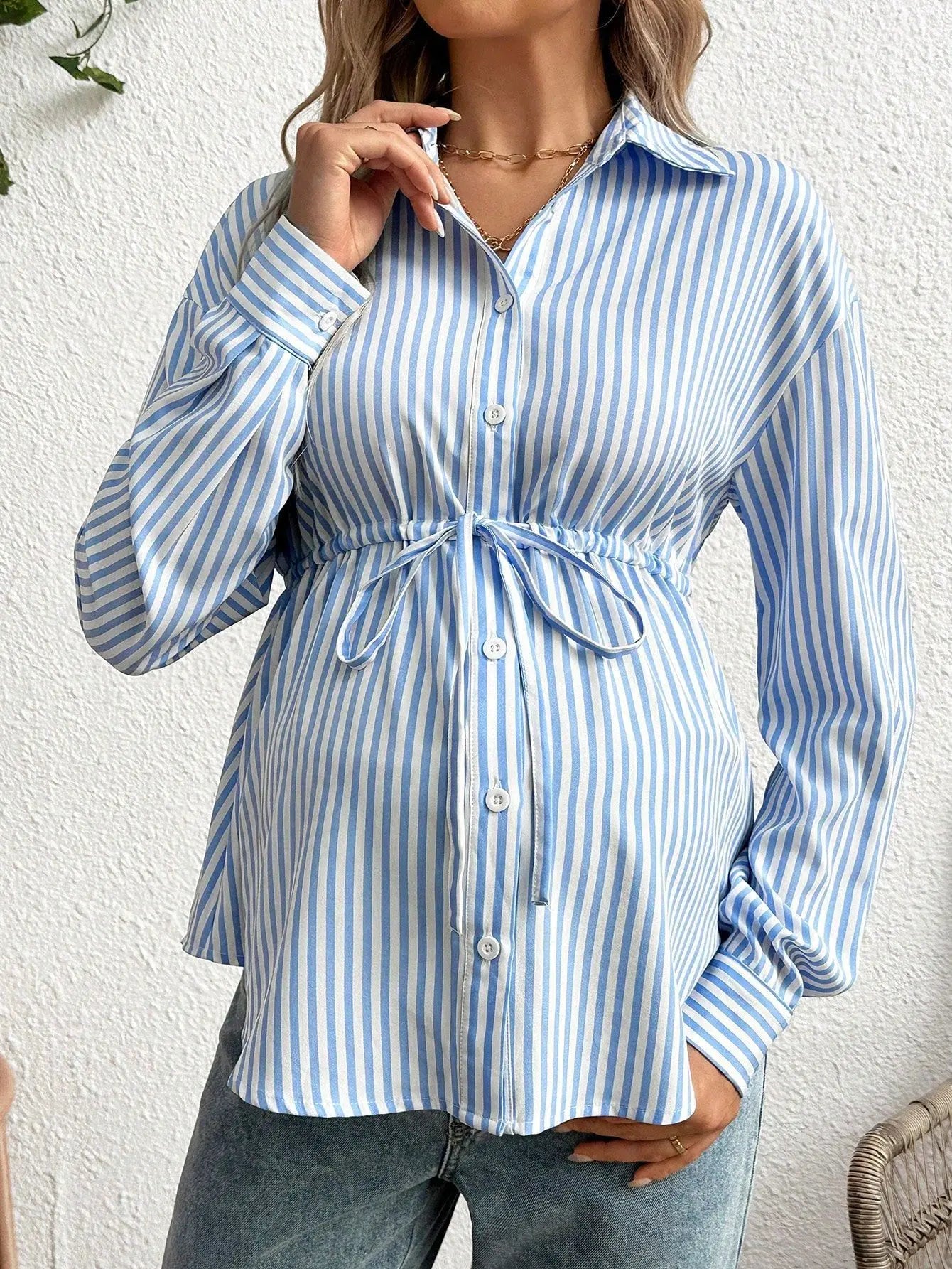 Striped Maternity Top