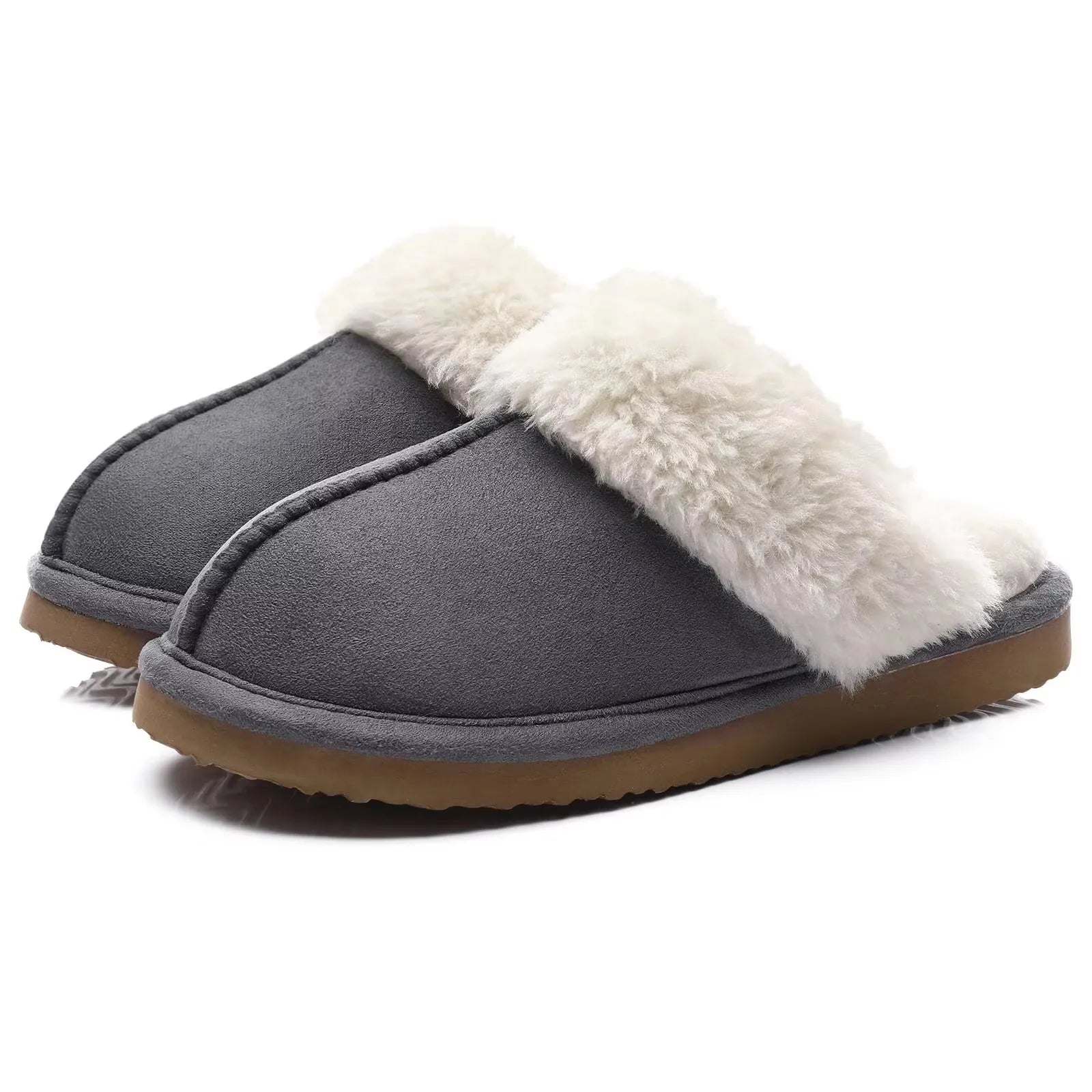 House Slippers with Fur