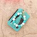 Bead Handled Wristlet