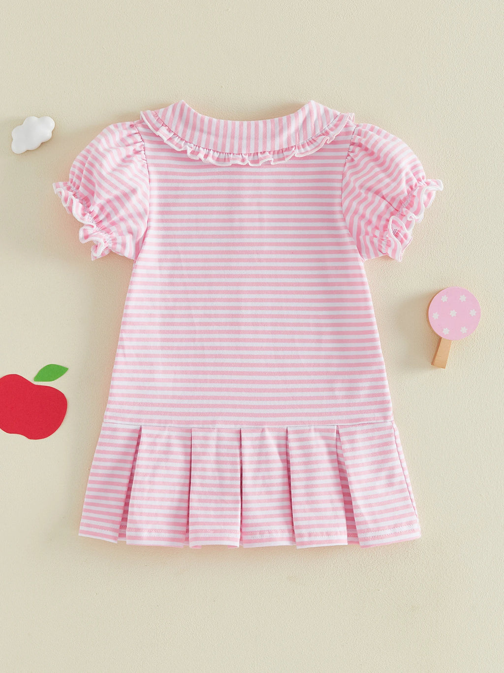 Pleated Apple Dress