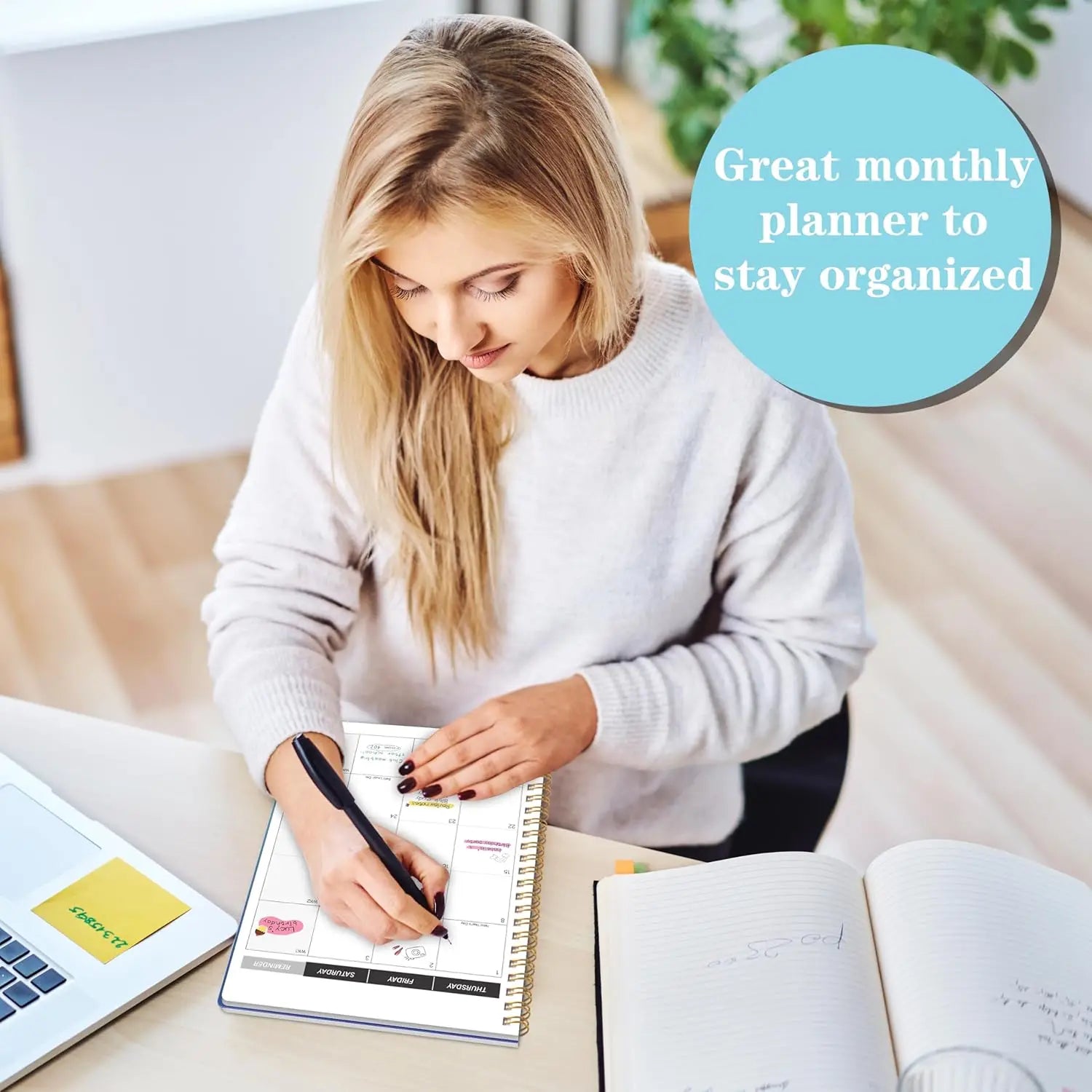 2026-2027 Monthly Planner, 24 Months Calendar, Personal Organizer with Goals and Habit Tracker