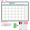 Magnetic Monthly Planner- With 8 Pens and 1 eraser