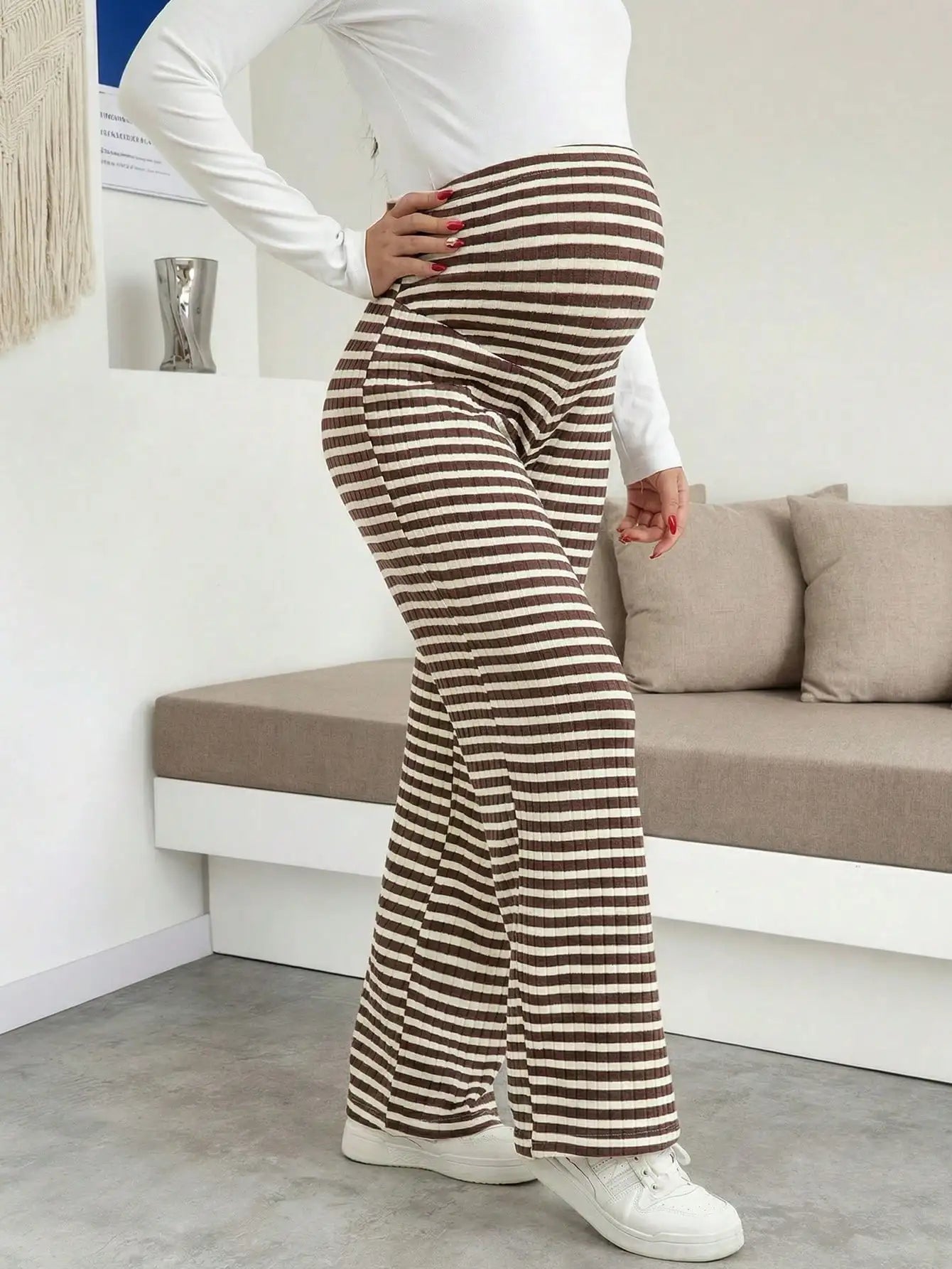 Maternity Ribbed Lounge Pants