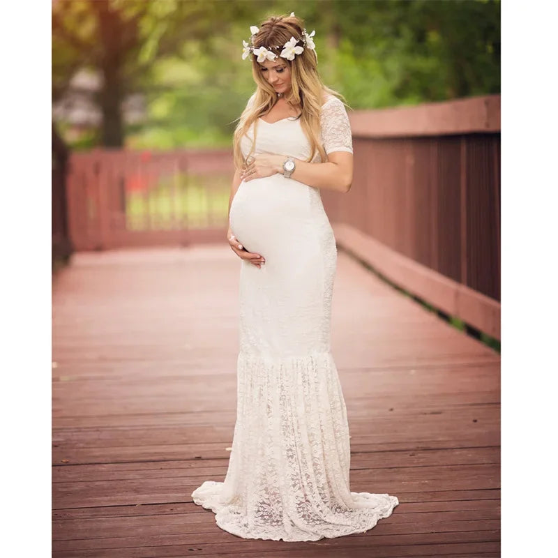 Lace Maternity Dress
