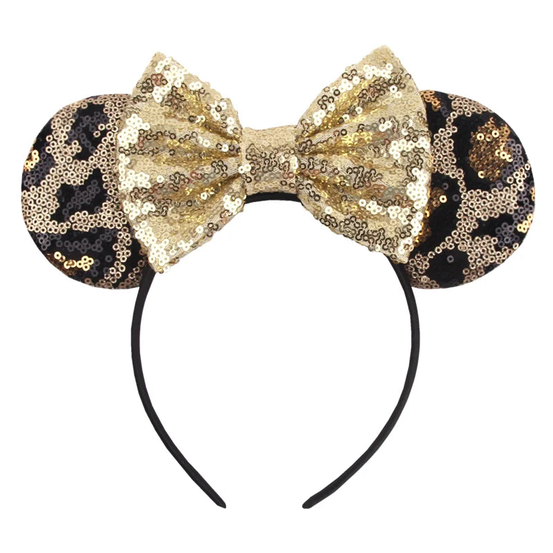 Leopard Mouse Ears Headband