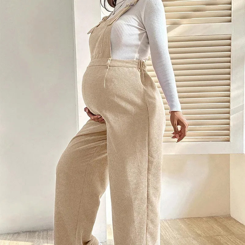 Maternity Corduroy Overalls