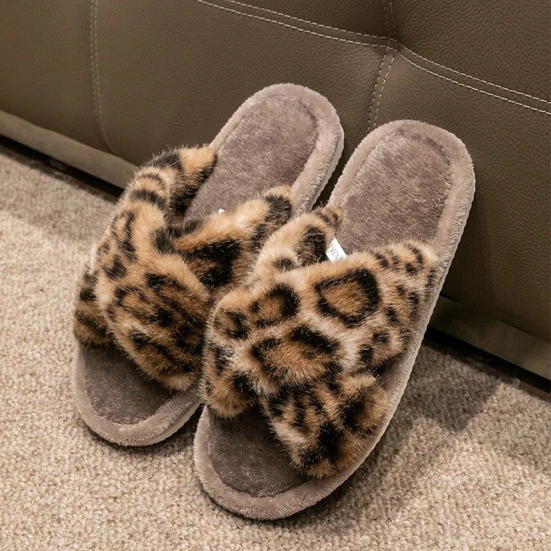 Leopard Slippers