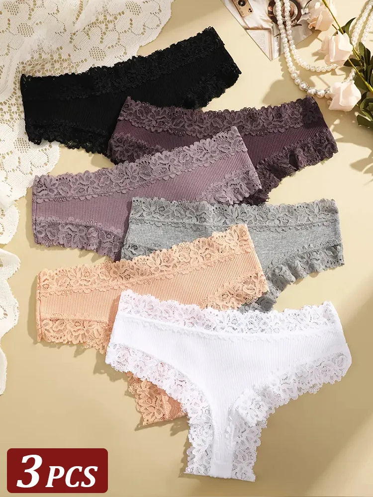 3-Piece Cotton Underwear Set