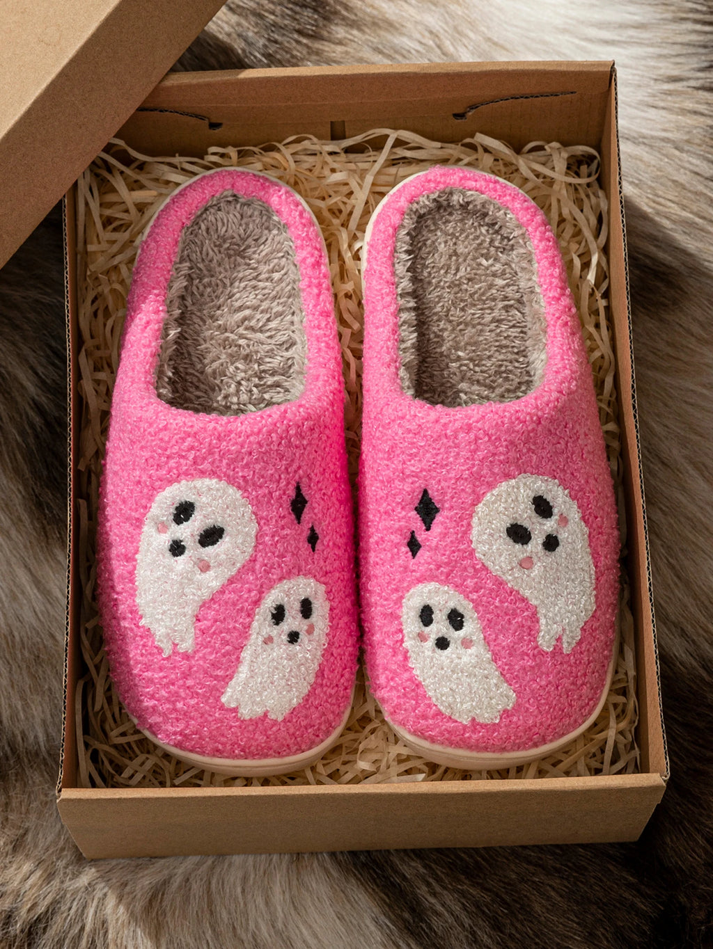 Fuzzy House Slippers
