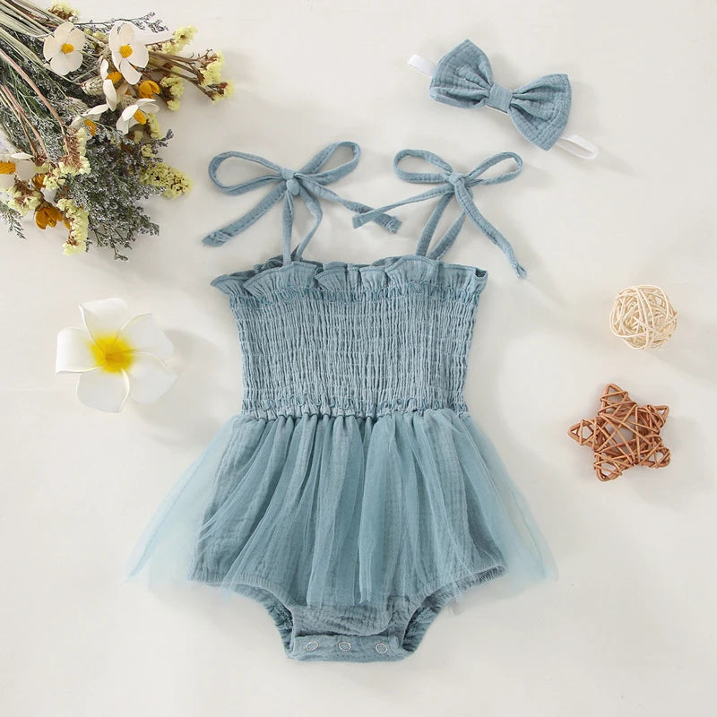 Tut Romper with Headband