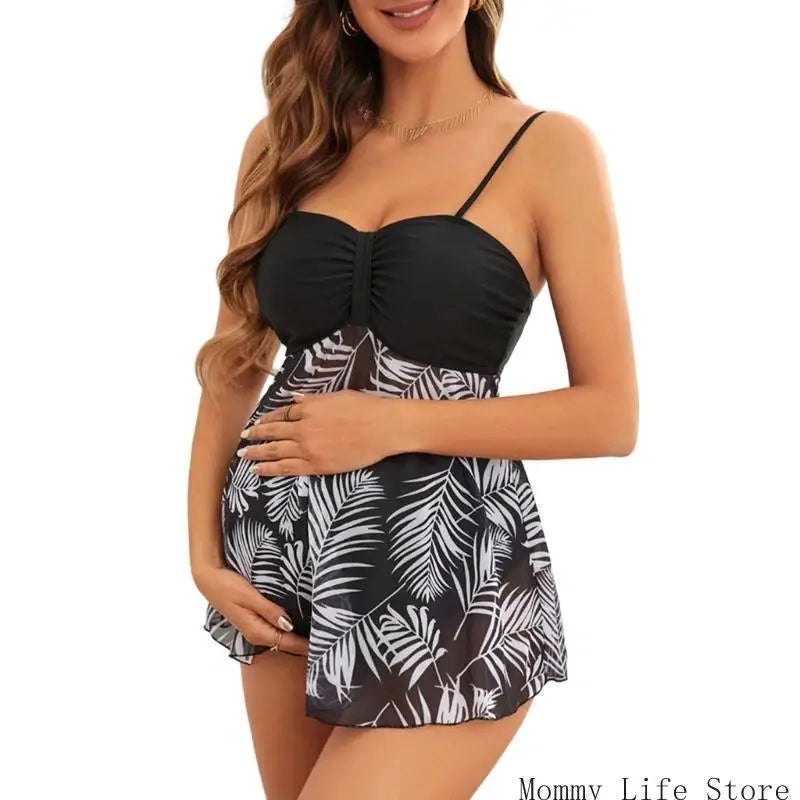 Maternity Tankini and Over-the-Belly Bikini Bottoms