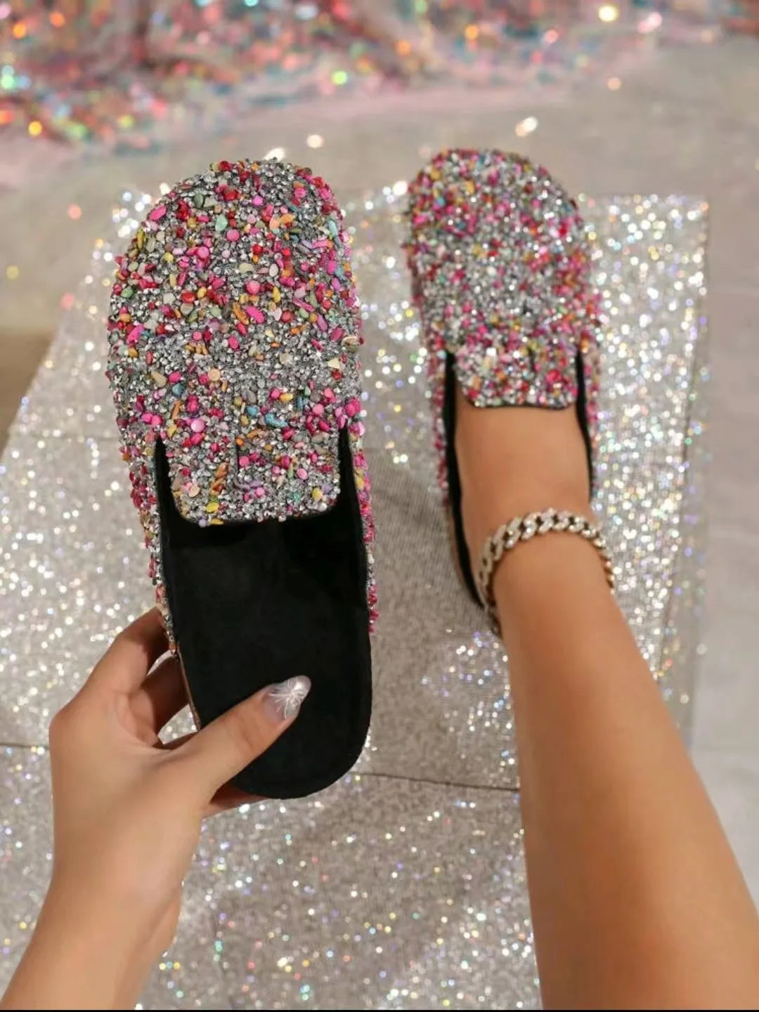 Sparkly Loafers