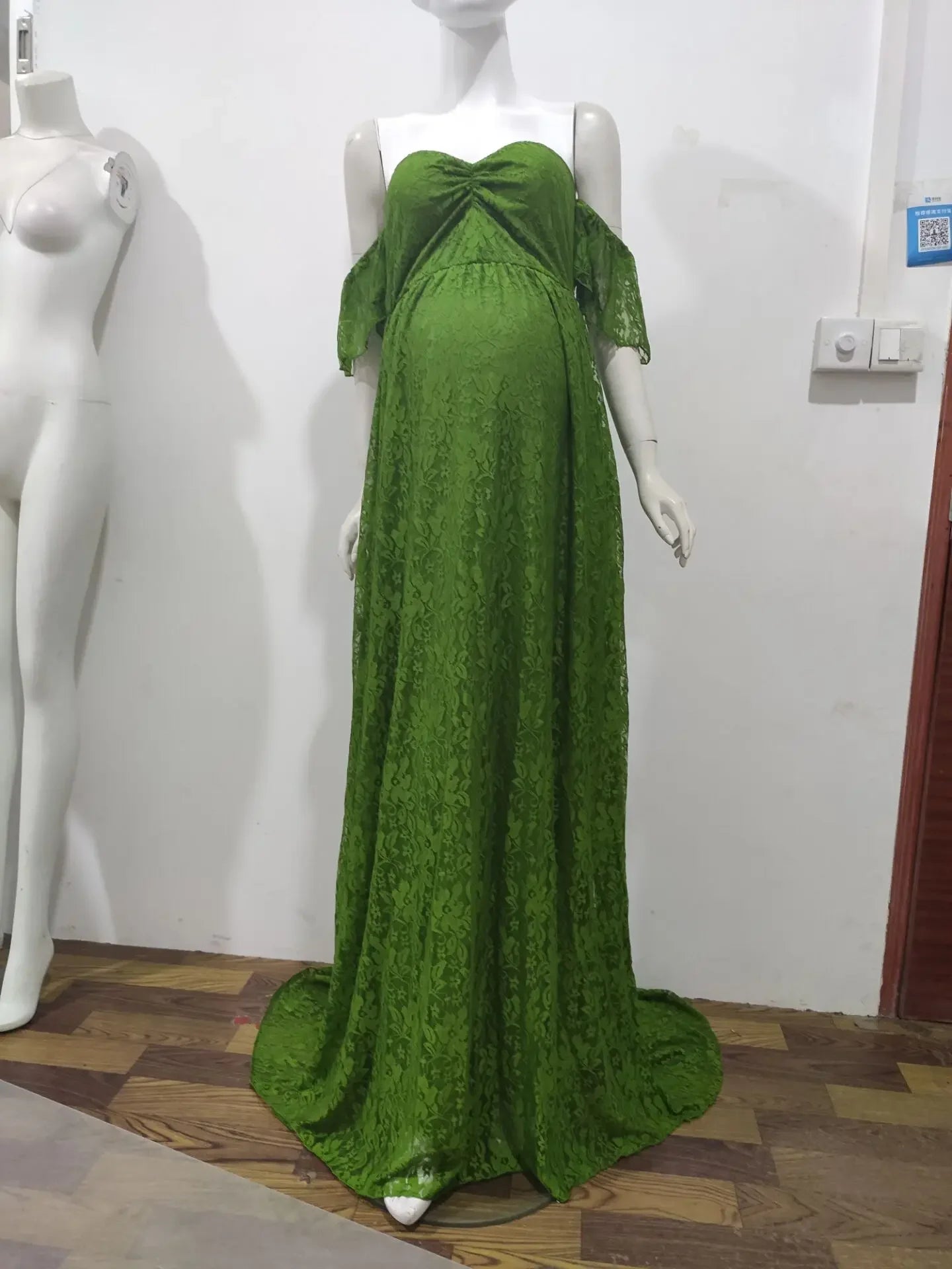 Lace Maternity Gown
