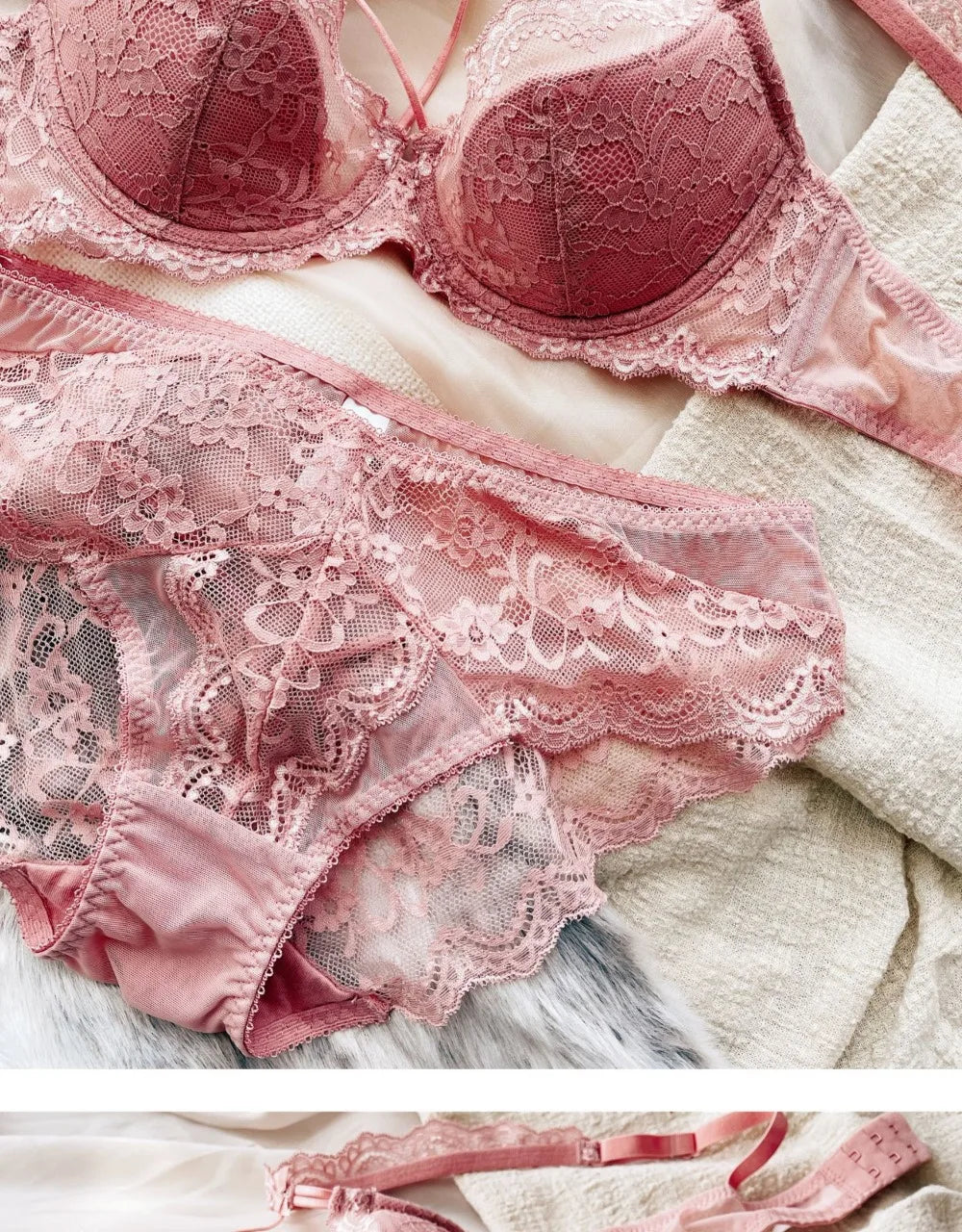 Lace Bra&Panties Set