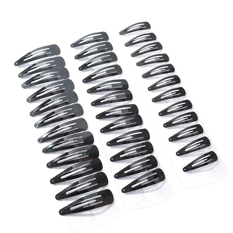 Black Hair Clips(36Pcs)