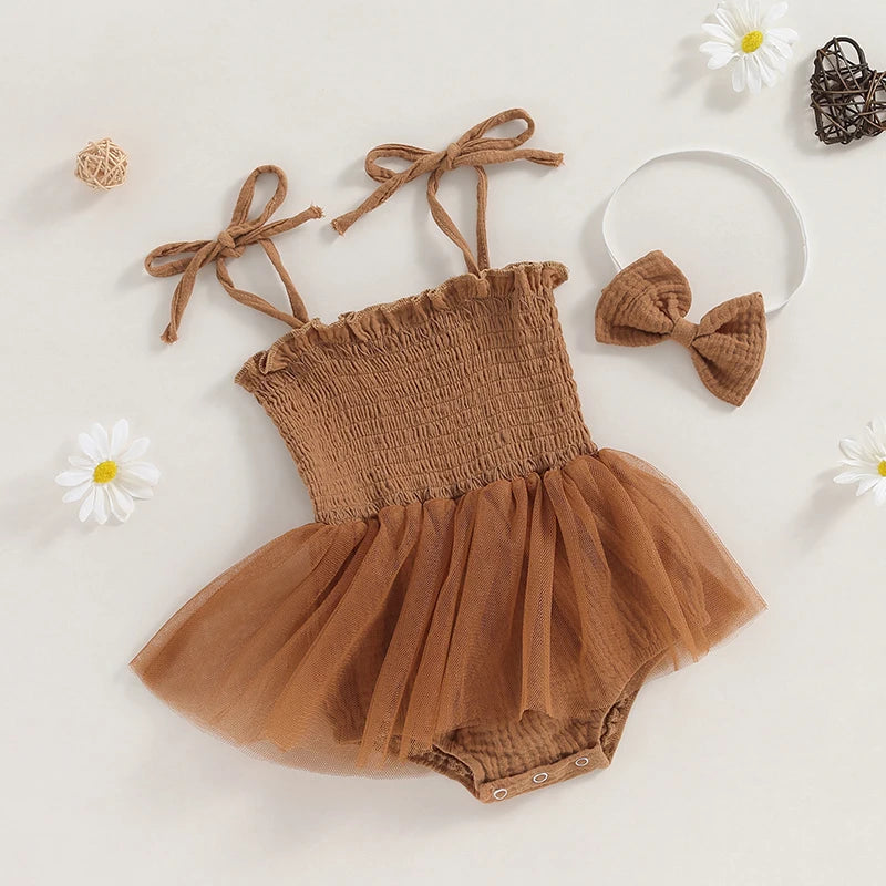 Tut Romper with Headband
