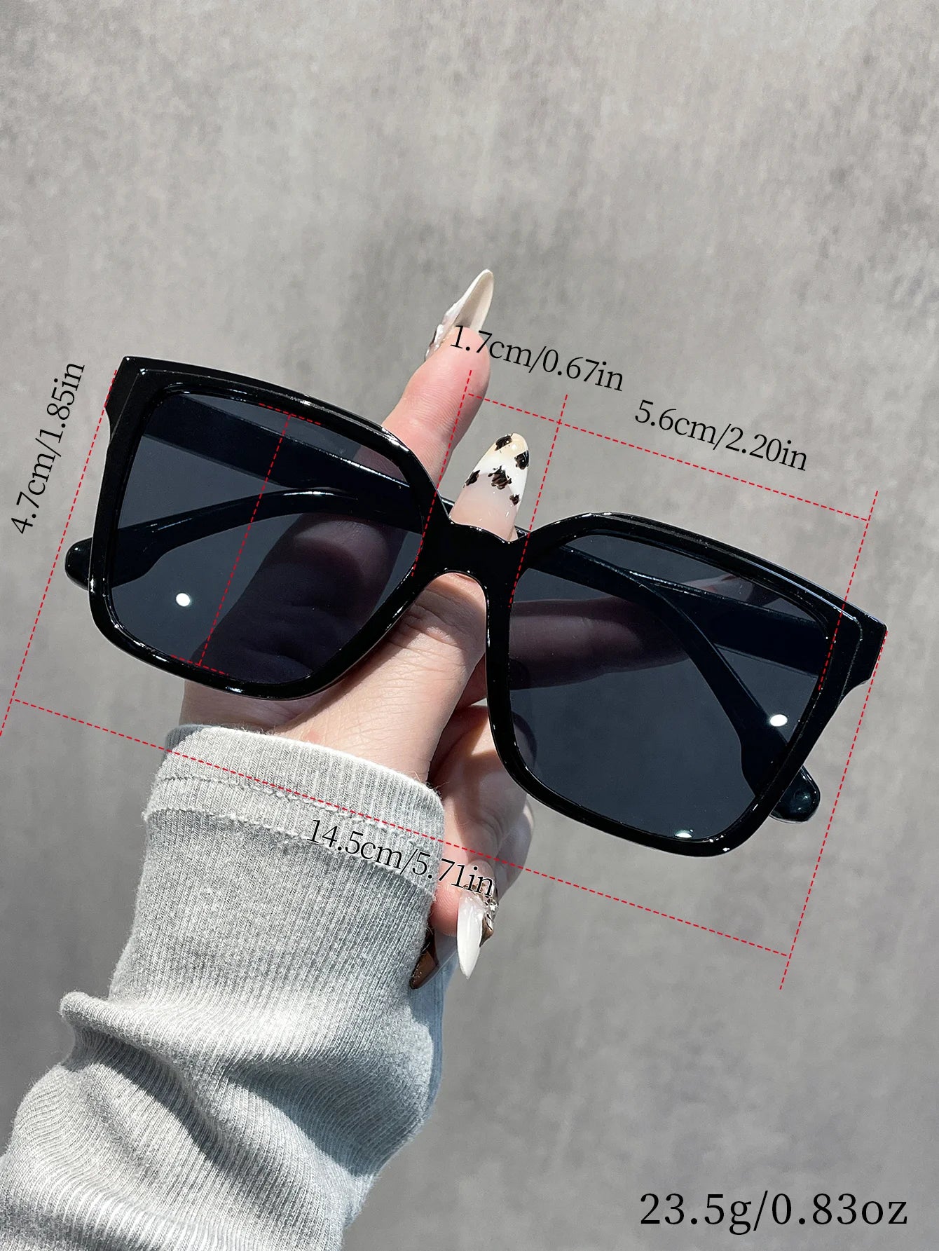 4Pcs Large Frame Sunglasses