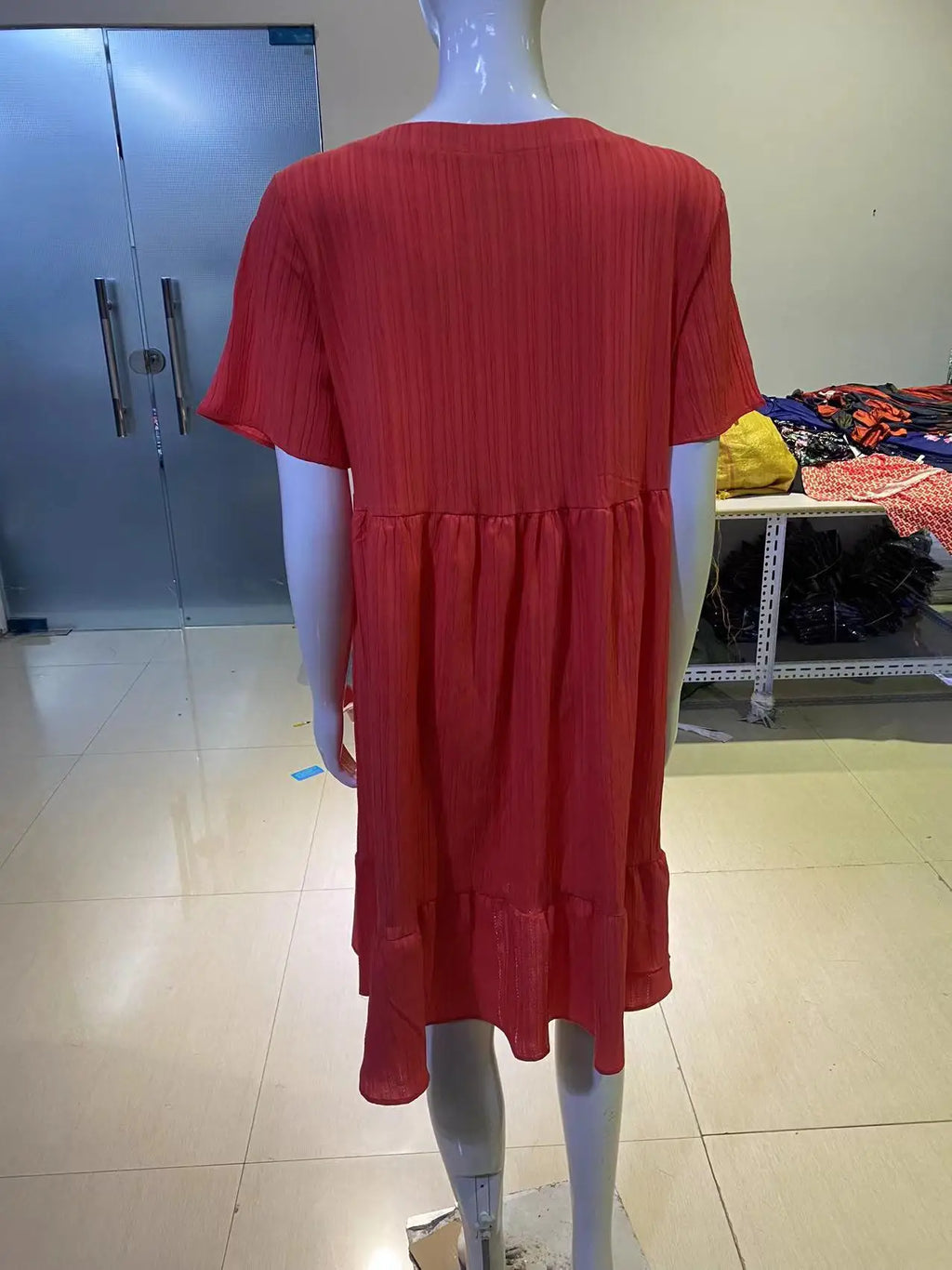 Ruffle Hem Dress