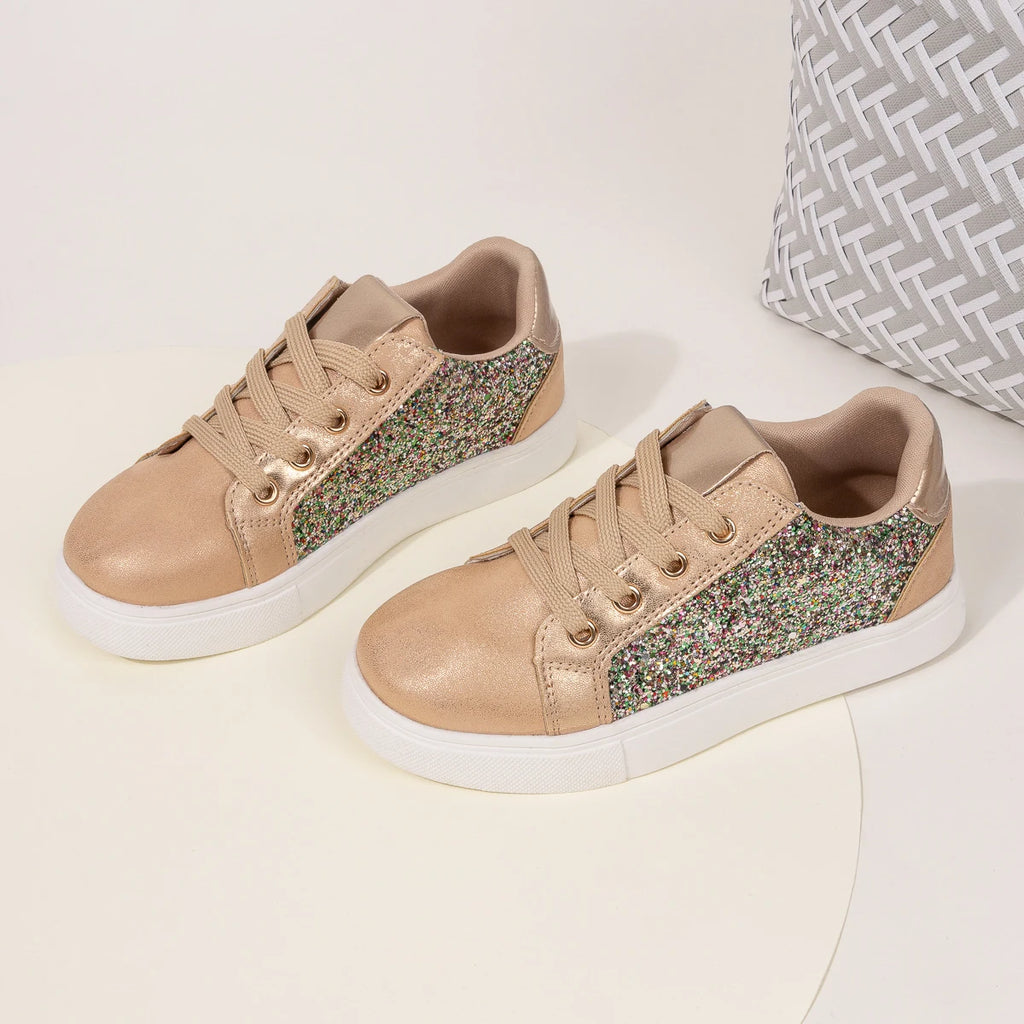 Girls Glitter Sneakers