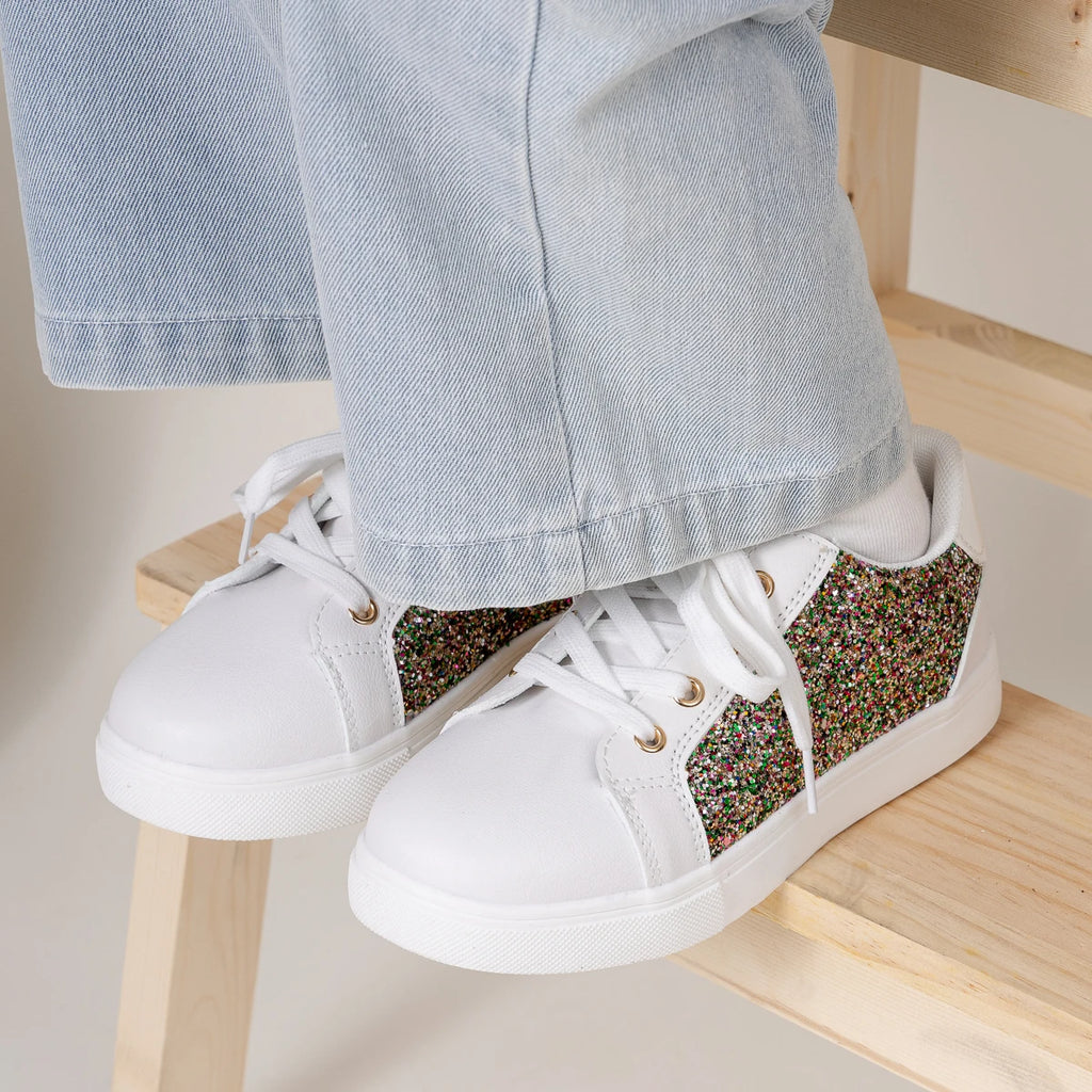 Girls Glitter Sneakers