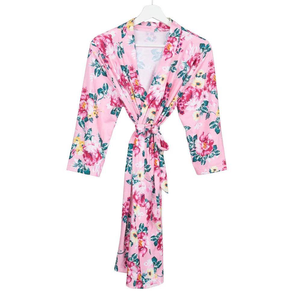 Maternity Robe & Matching Swaddle Set
