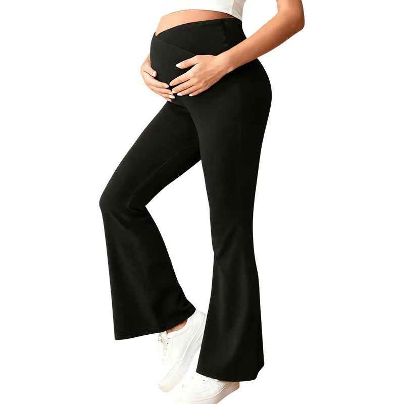 Flared Maternity Yoga Pants
