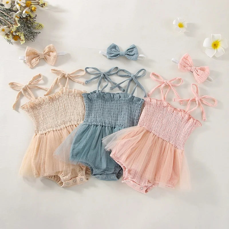 Tut Romper with Headband