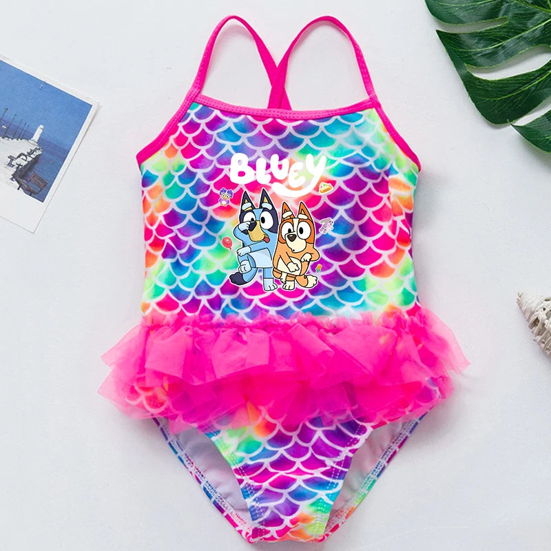 One-Piece Bluey Swimsuit