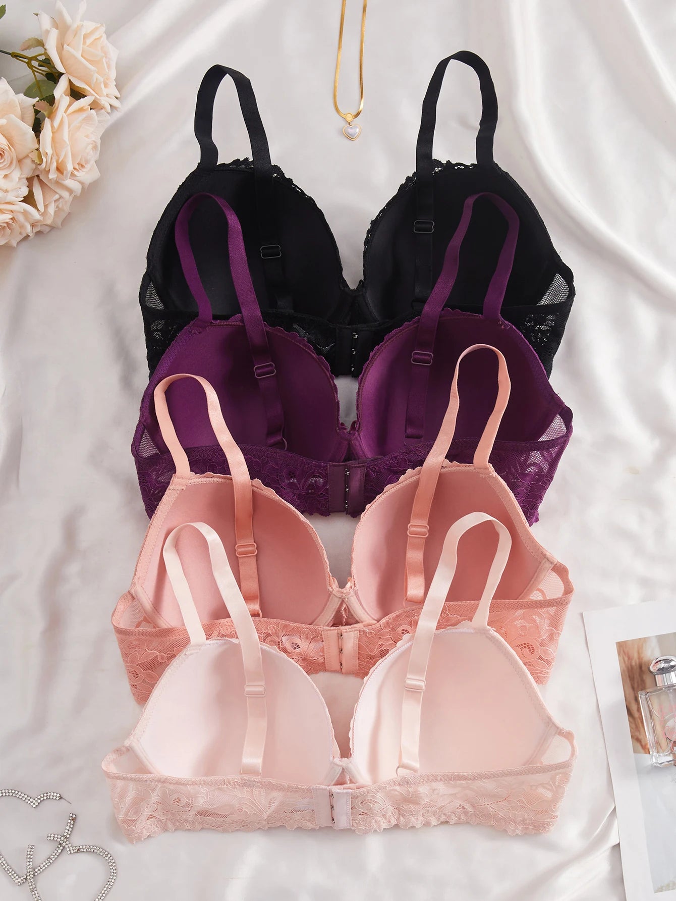 4 Piece Bra Set