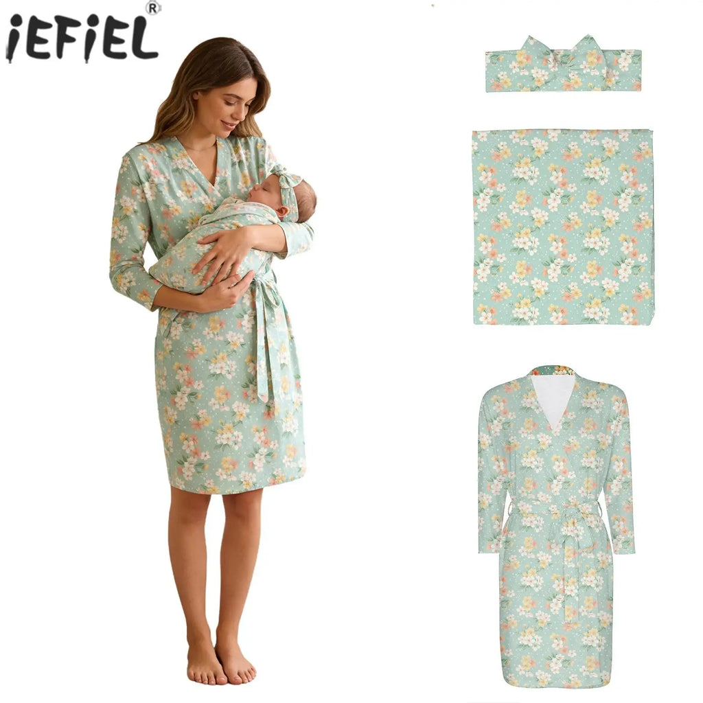 Delivery Robe & Swaddle Set