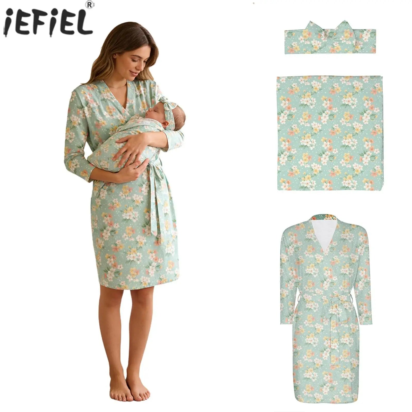 Delivery Robe & Swaddle Set