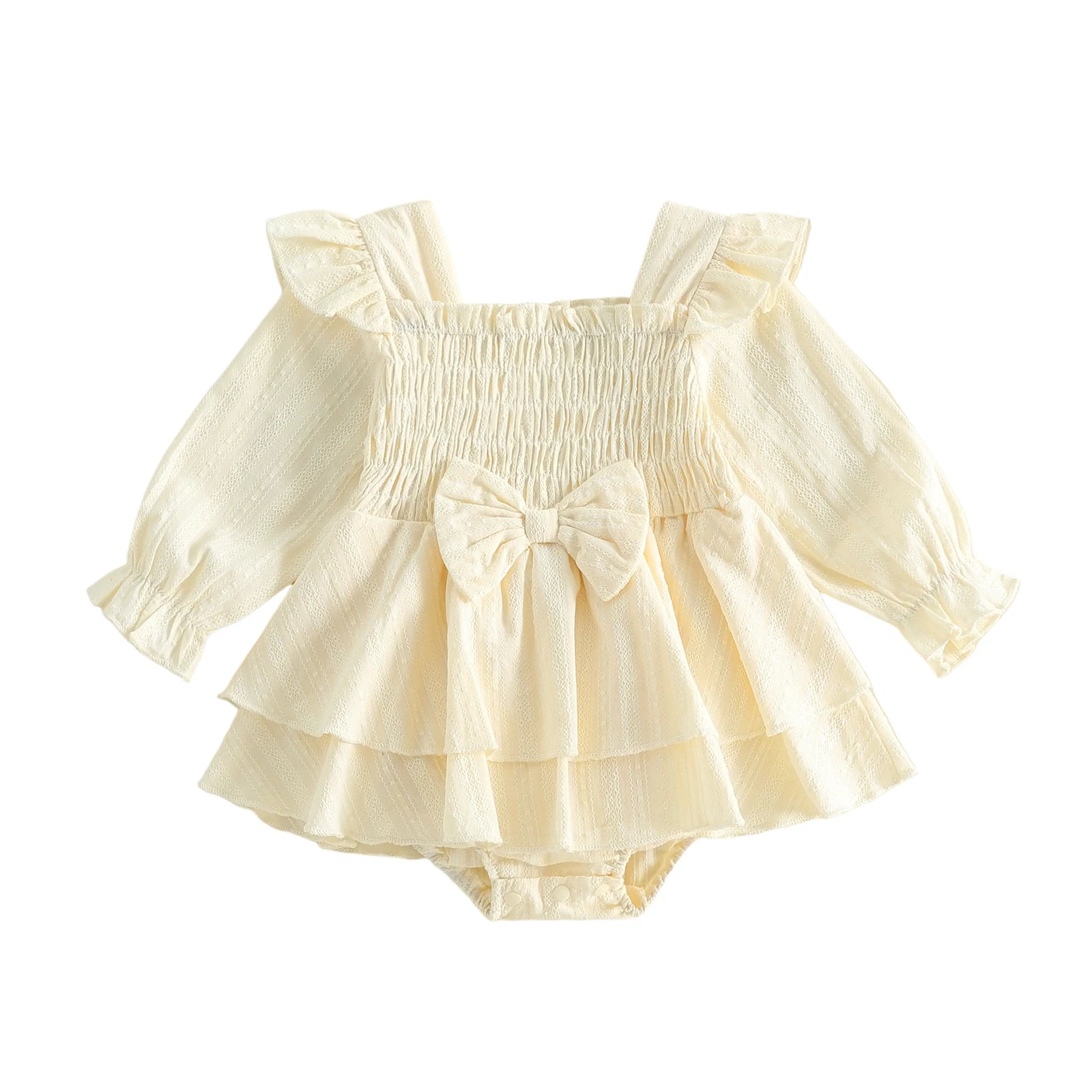 Ruffled Romper Dress
