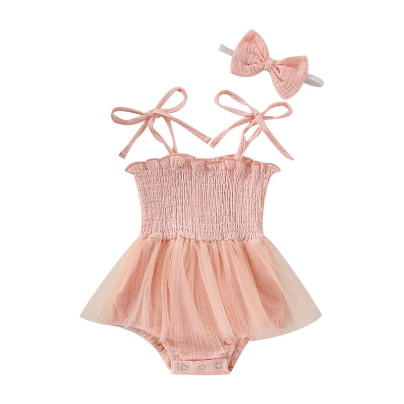 Tut Romper with Headband
